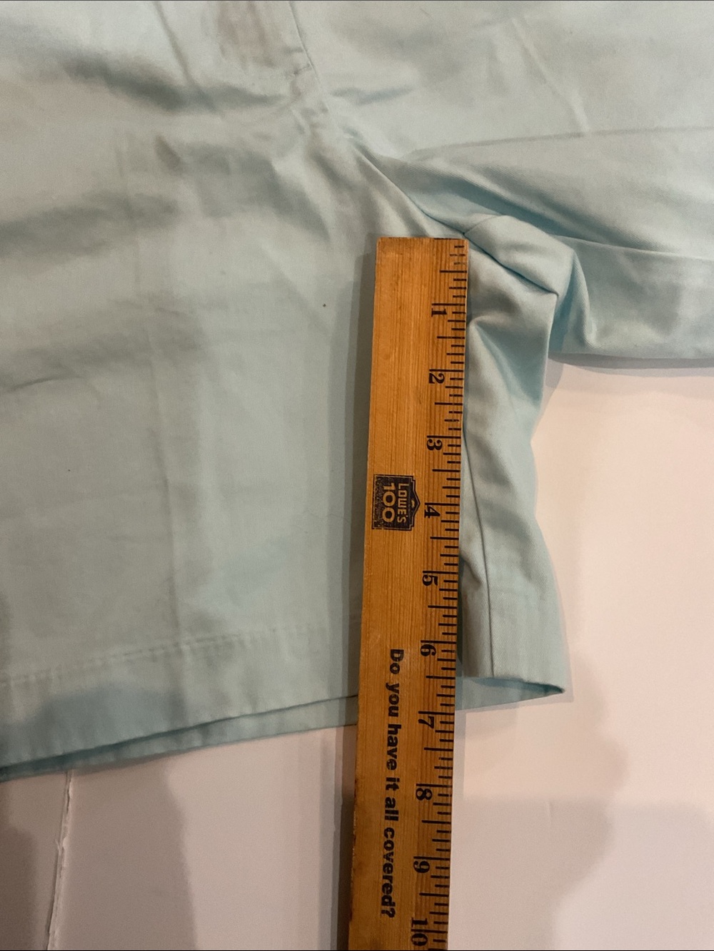 New Lands' End Light Blue Women's Shorts - Picture 8 of 9